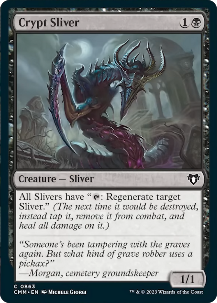 Crypt Sliver [Commander Masters] | Exor Games Dartmouth