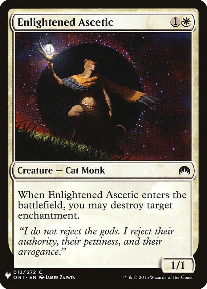 Enlightened Ascetic [Mystery Booster] | Exor Games Dartmouth