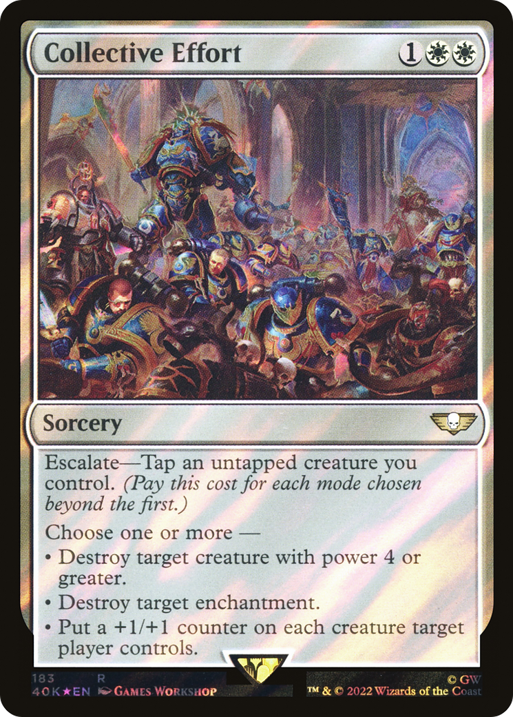Collective Effort [Marvel Super Heroes Commander] | Exor Games Dartmouth