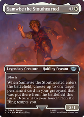 Samwise the Stouthearted (Borderless Alternate Art) [The Lord of the Rings: Tales of Middle-Earth] | Exor Games Dartmouth