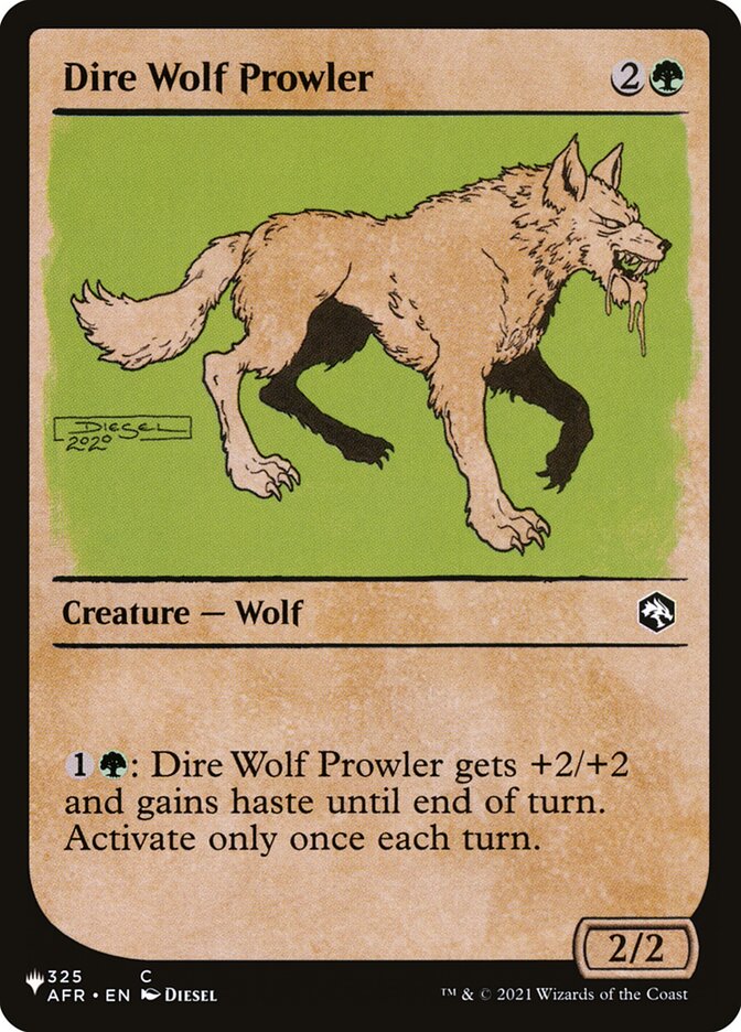 Dire Wolf Prowler (Showcase) [The List] | Exor Games Dartmouth