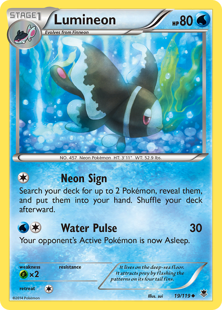 Lumineon (19/119) [XY: Phantom Forces] | Exor Games Dartmouth
