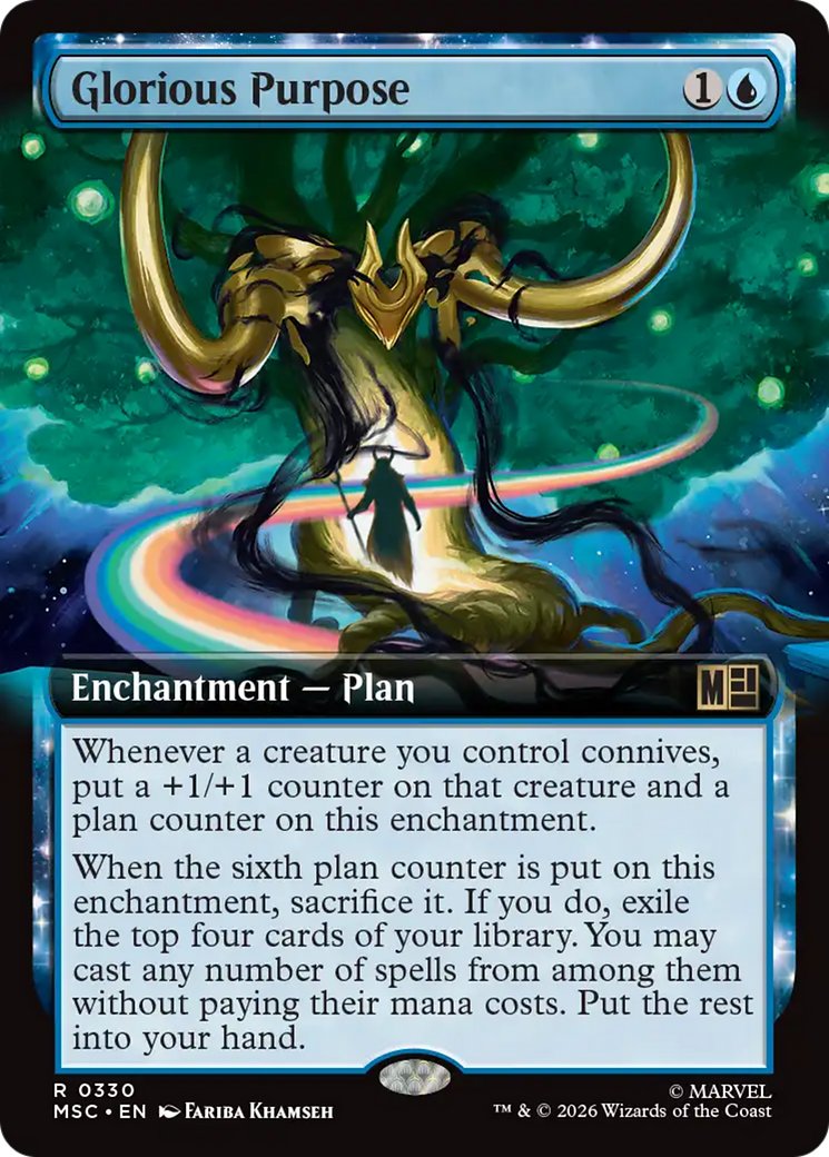 Glorious Purpose (Extended Art) [Marvel Super Heroes Commander] | Exor Games Dartmouth