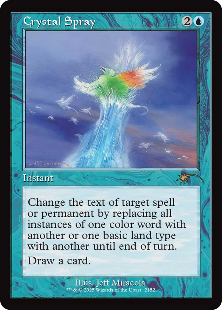 Crystal Spray (Retro Frame) [Secret Lair Drop Series] | Exor Games Dartmouth