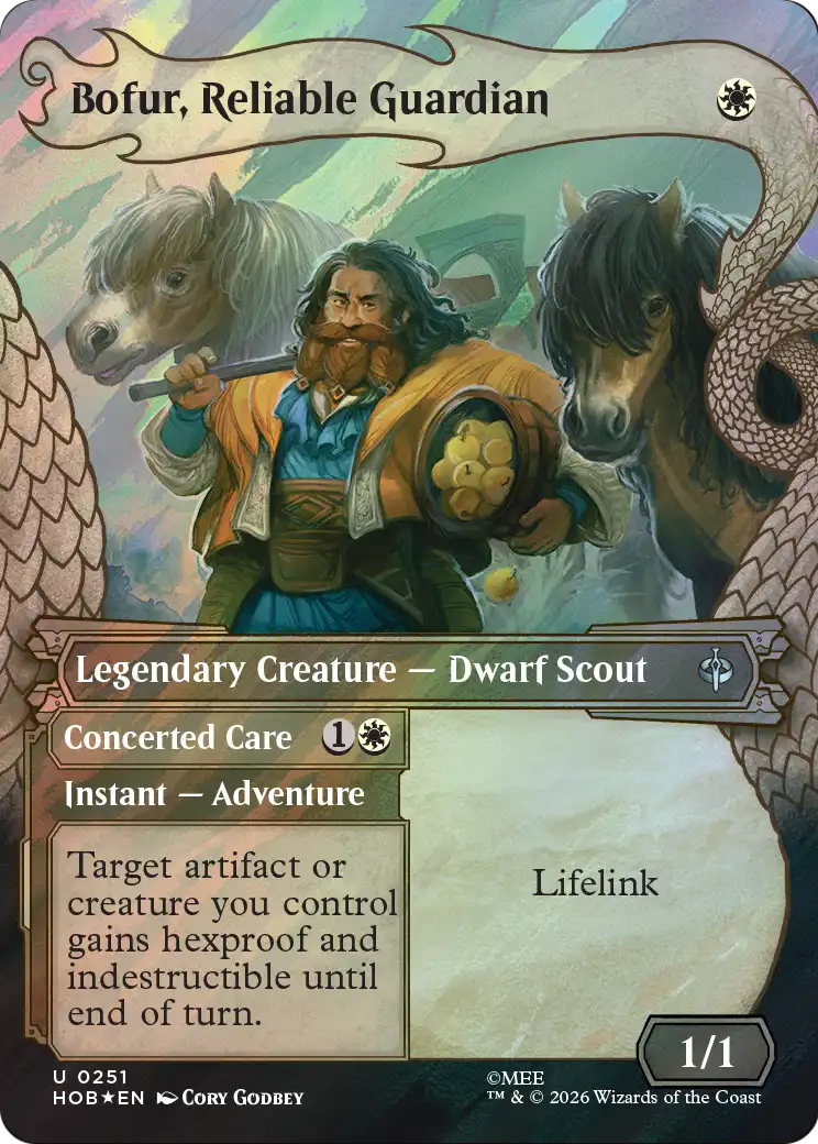 Bofur, Reliable Guardian (Showcase) (Surge Foil) [The Hobbit] | Exor Games Dartmouth