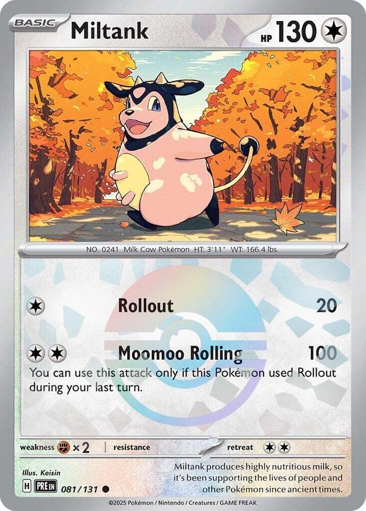 Miltank (081/131) (Poke Ball Pattern) [Scarlet & Violet: Prismatic Evolutions] | Exor Games Dartmouth