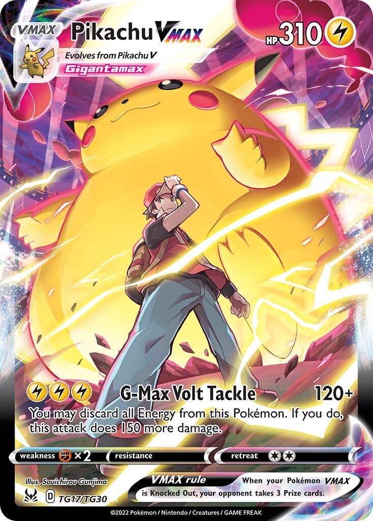 Pikachu VMAX (TG17/TG30) [Sword & Shield: Lost Origin] | Exor Games Dartmouth