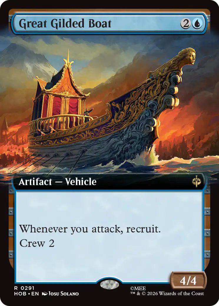 Great Gilded Boat (Extended Art) [The Hobbit] | Exor Games Dartmouth