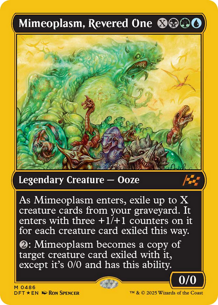 Mimeoplasm, Revered One (First-Place Foil) [Aetherdrift] | Exor Games Dartmouth