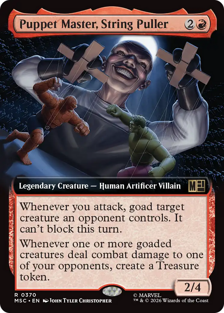 Puppet Master, String Puller (Extended Art) [Marvel Super Heroes Commander] | Exor Games Dartmouth