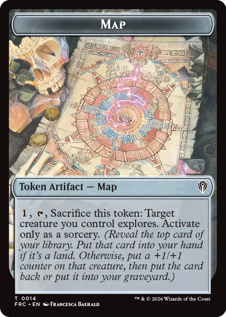Gingerbrute // Map Double-Sided Token [Reality Fracture Commander Tokens] | Exor Games Dartmouth