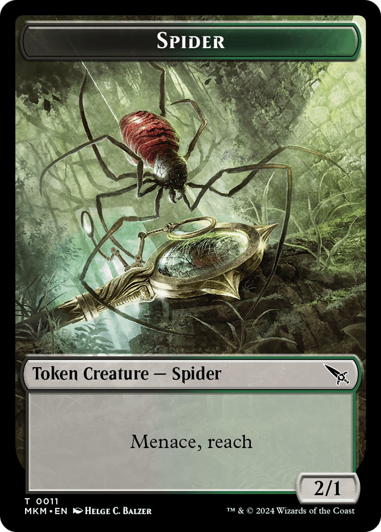 Spider Token [Murders at Karlov Manor Tokens] | Exor Games Dartmouth