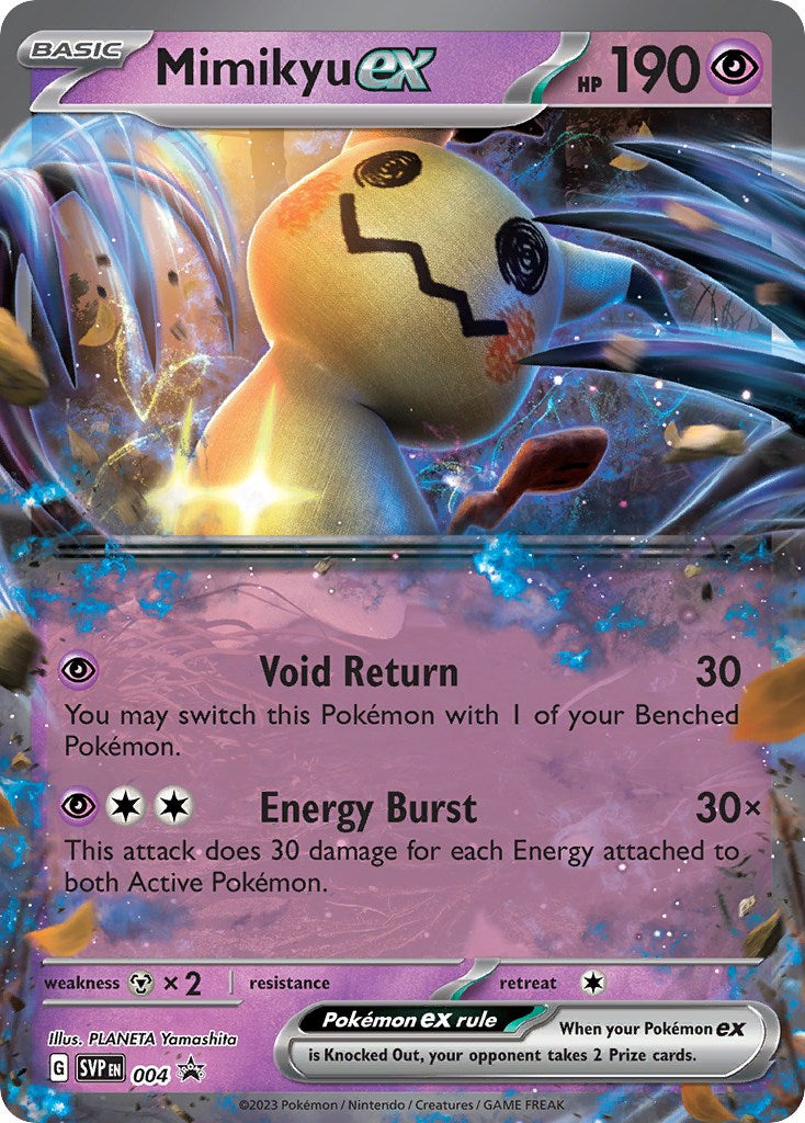 Mimikyu ex (004) (Jumbo Card) [Scarlet & Violet: Black Star Promos] | Exor Games Dartmouth