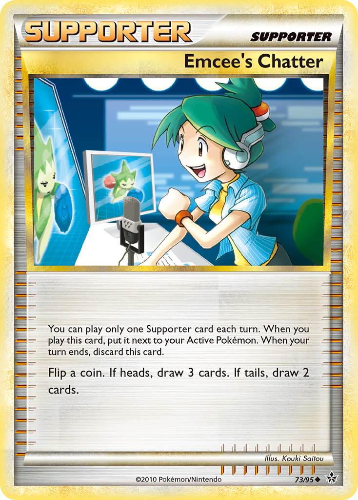 Emcee's Chatter (73/95) [HeartGold & SoulSilver: Unleashed] | Exor Games Dartmouth