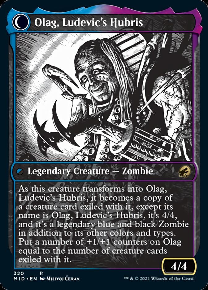 Ludevic, Necrogenius // Olag, Ludevic's Hubris (Showcase Eternal Night) [Innistrad: Midnight Hunt] | Exor Games Dartmouth