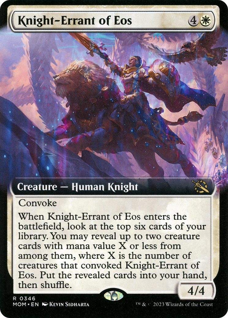 Knight-Errant of Eos (Extended Art) [March of the Machine] | Exor Games Dartmouth