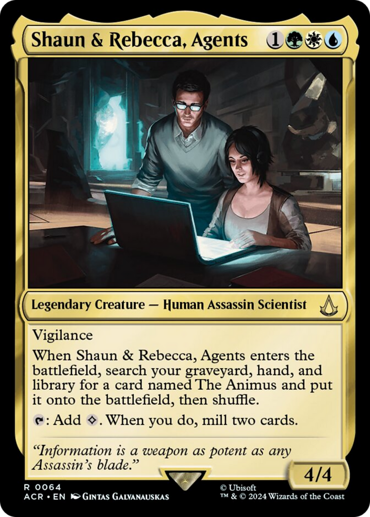 Shaun & Rebecca, Agents [Assassin's Creed] | Exor Games Dartmouth