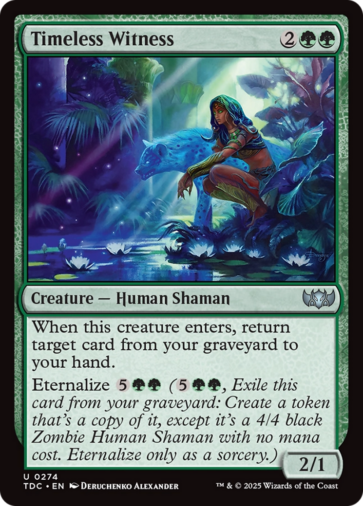 Timeless Witness [Tarkir: Dragonstorm Commander] | Exor Games Dartmouth