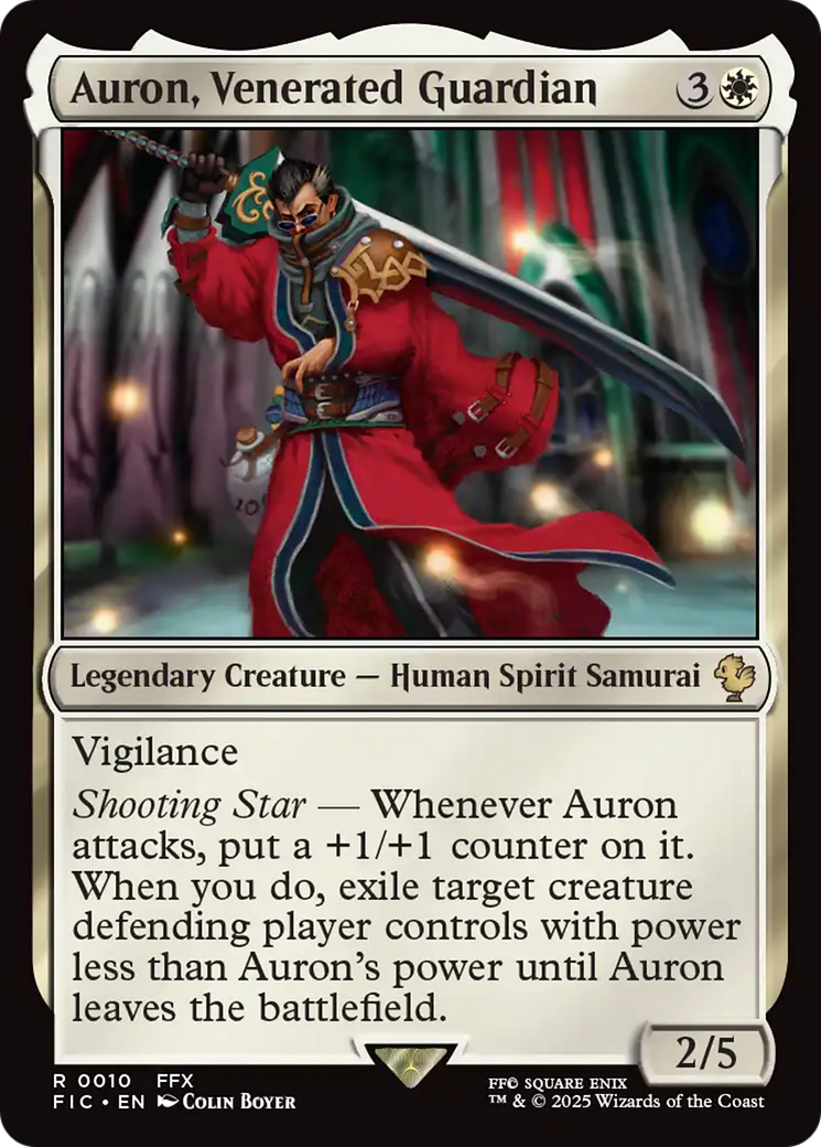 Auron, Venerated Guardian [FINAL FANTASY Commander] | Exor Games Dartmouth