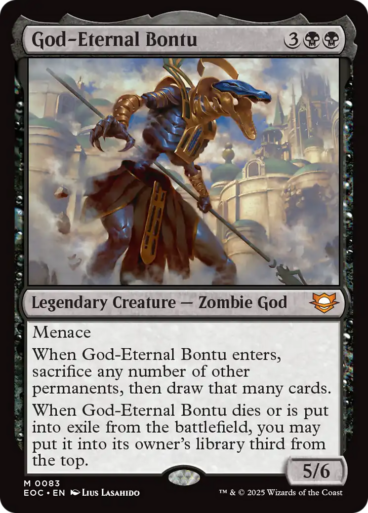 God-Eternal Bontu [Edge of Eternities Commander] | Exor Games Dartmouth