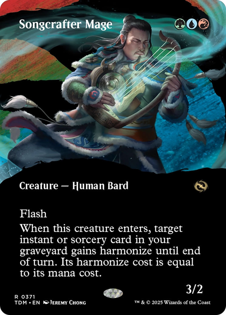 Songcrafter Mage (Borderless) [Tarkir: Dragonstorm] | Exor Games Dartmouth
