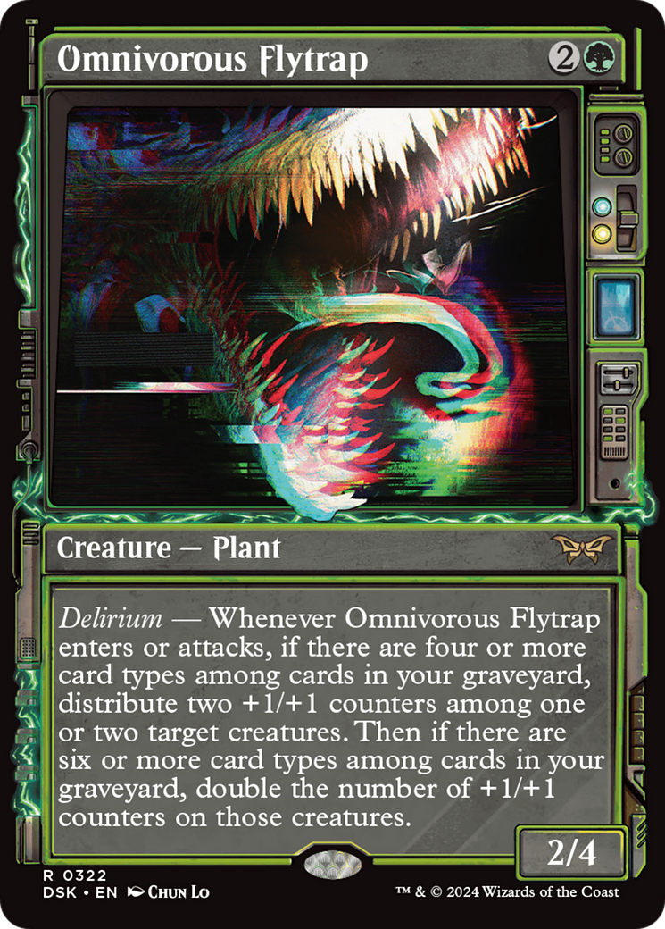 Omnivorous Flytrap (Showcase) [Duskmourn: House of Horror] | Exor Games Dartmouth