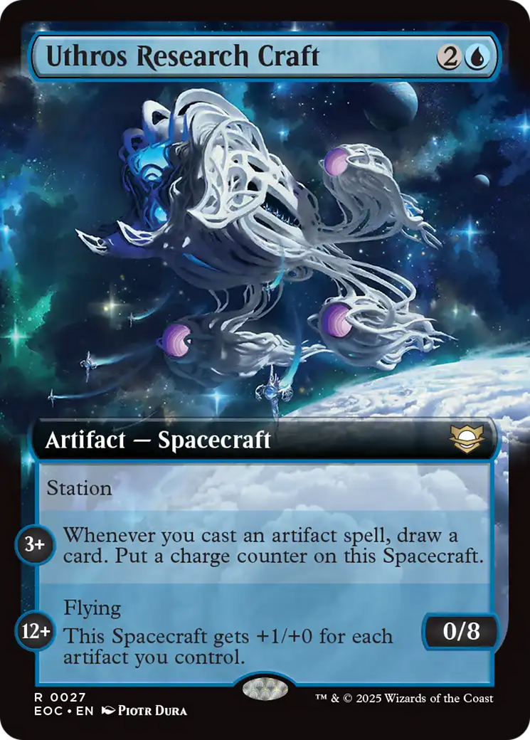 Uthros Research Craft (Extended Art) [Edge of Eternities Commander] | Exor Games Dartmouth