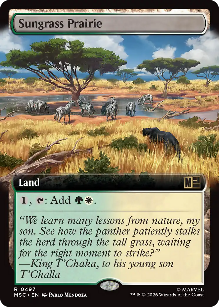 Sungrass Prairie (Extended Art) [Marvel Super Heroes Commander] | Exor Games Dartmouth