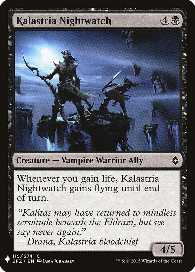 Kalastria Nightwatch [Mystery Booster] | Exor Games Dartmouth