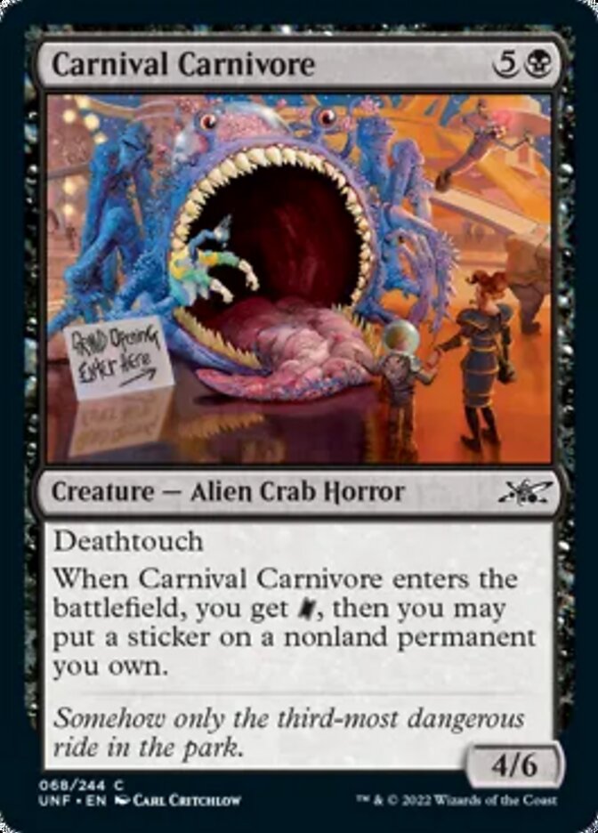 Carnival Carnivore [Unfinity] | Exor Games Dartmouth