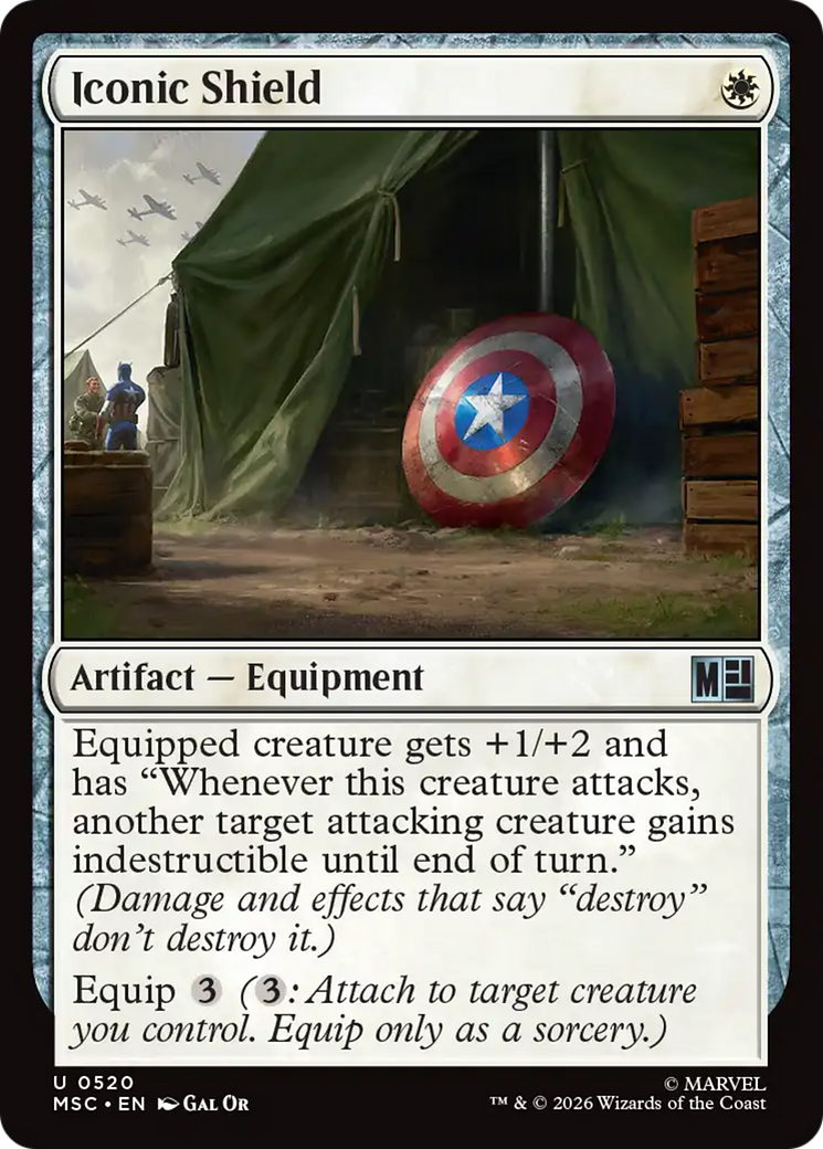 Iconic Shield [Marvel Super Heroes Commander] | Exor Games Dartmouth