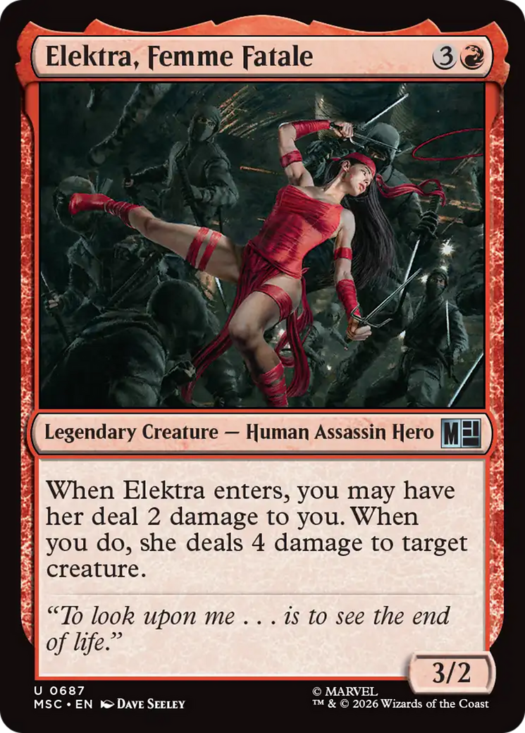 Elektra, Femme Fatale [Marvel Super Heroes Commander] | Exor Games Dartmouth