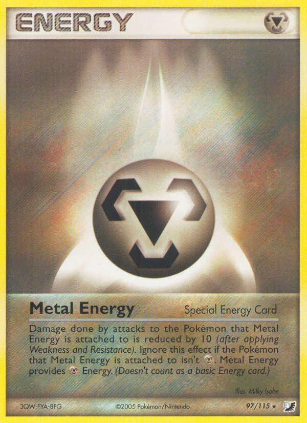 Metal Energy (97/115) [EX: Unseen Forces] | Exor Games Dartmouth