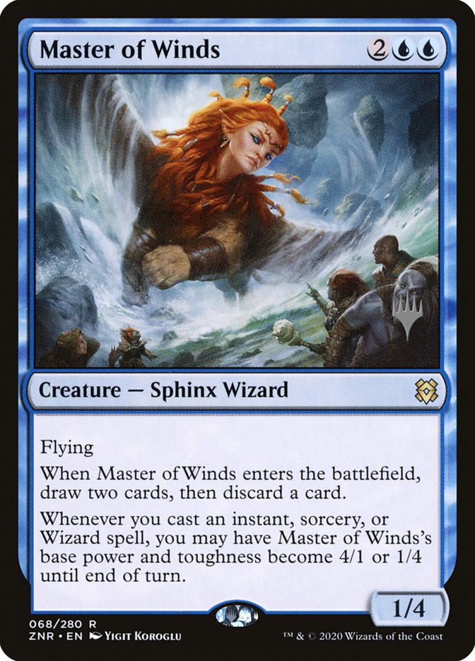 Master of Winds (Promo Pack) [Zendikar Rising Promos] | Exor Games Dartmouth