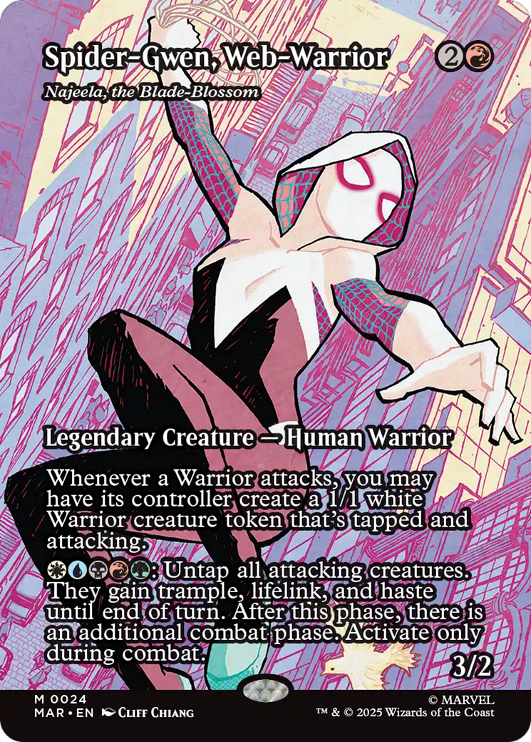 Spider-Gwen, Web-Warrior - Najeela, the Blade-Blossom [Marvel's Spider-Man: Eternal-Legal] | Exor Games Dartmouth