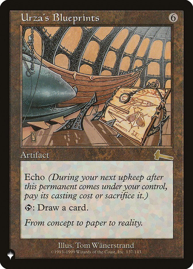 Urza's Blueprints [The List] | Exor Games Dartmouth