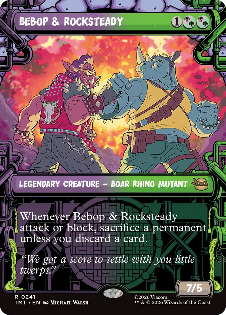 Bebop & Rocksteady (Showcase) [Teenage Mutant Ninja Turtles] | Exor Games Dartmouth