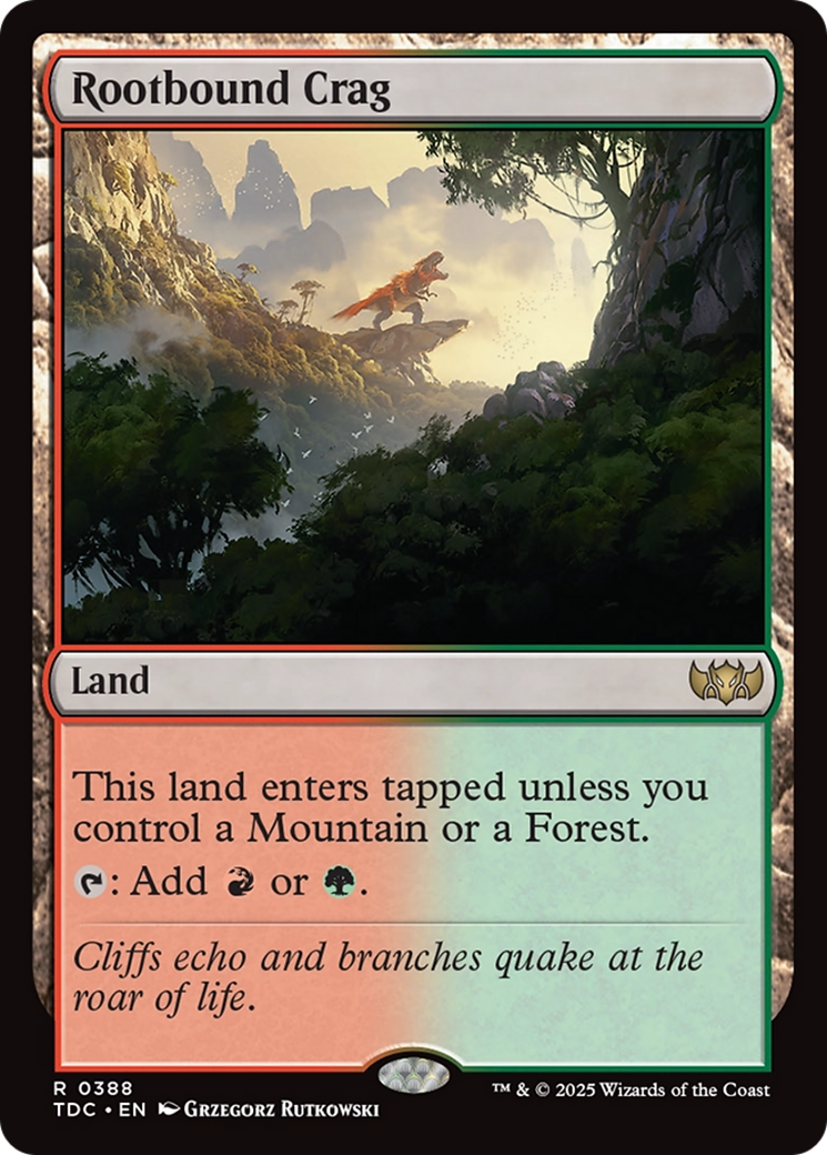 Rootbound Crag [Tarkir: Dragonstorm Commander] | Exor Games Dartmouth