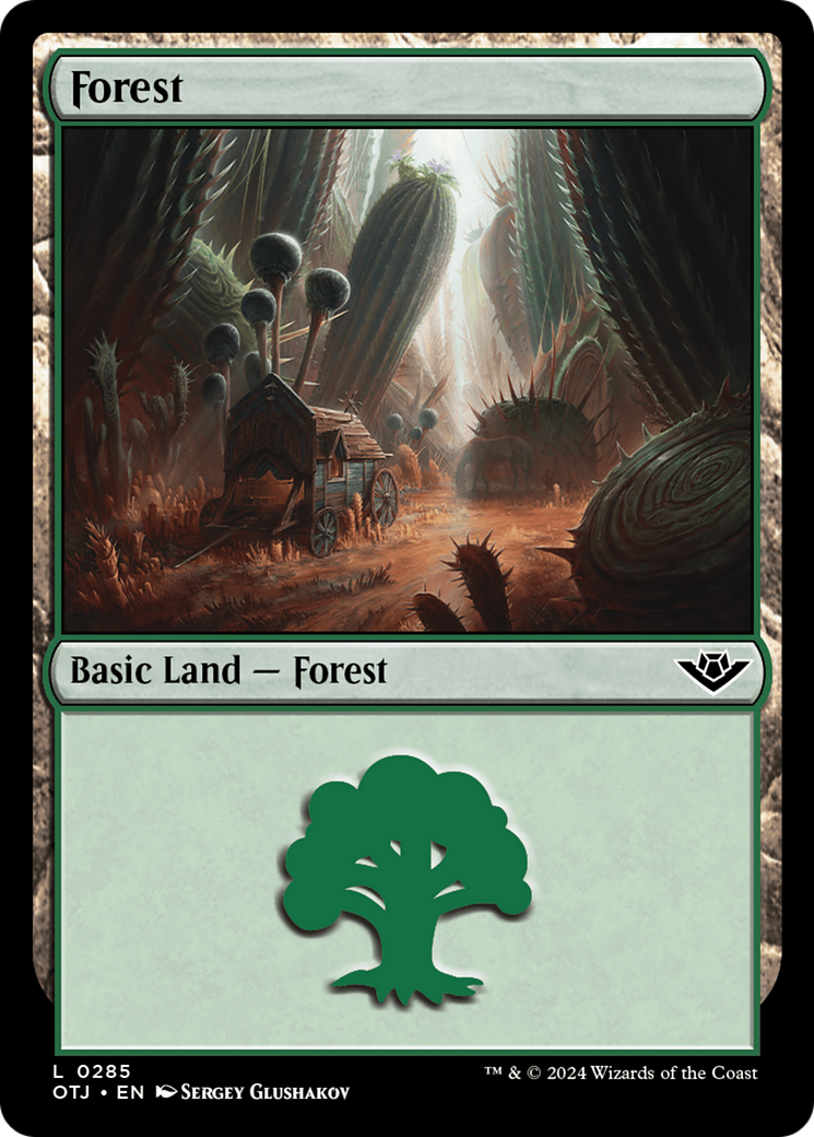 Forest (0285) [Outlaws of Thunder Junction] | Exor Games Dartmouth