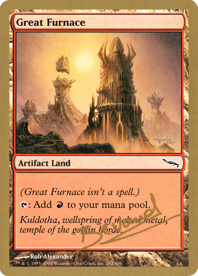 Great Furnace (Manuel Bevand) [World Championship Decks 2004] | Exor Games Dartmouth