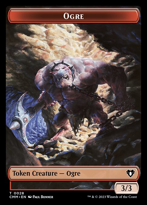 Eldrazi Spawn // Ogre Double-Sided Token [Commander Masters Tokens] | Exor Games Dartmouth