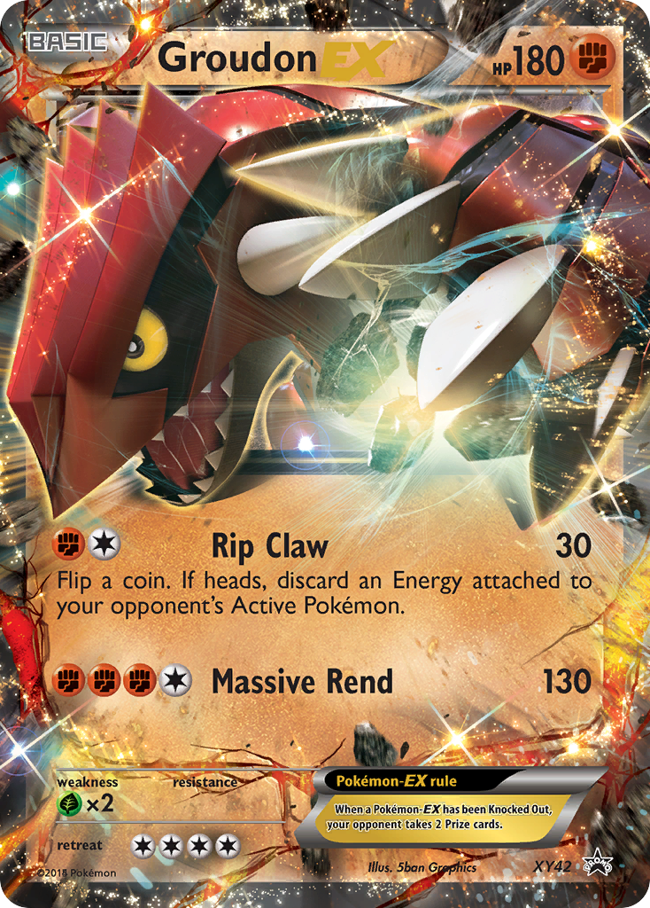 Groudon EX (XY42) [XY: Black Star Promos] | Exor Games Dartmouth