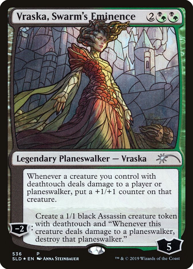 Vraska, Swarm's Eminence (Stained Glass) [Secret Lair Drop Promos] | Exor Games Dartmouth