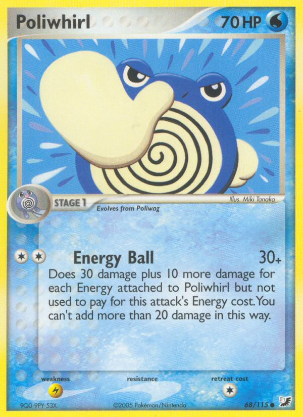 Poliwhirl (68/115) [EX: Unseen Forces] | Exor Games Dartmouth