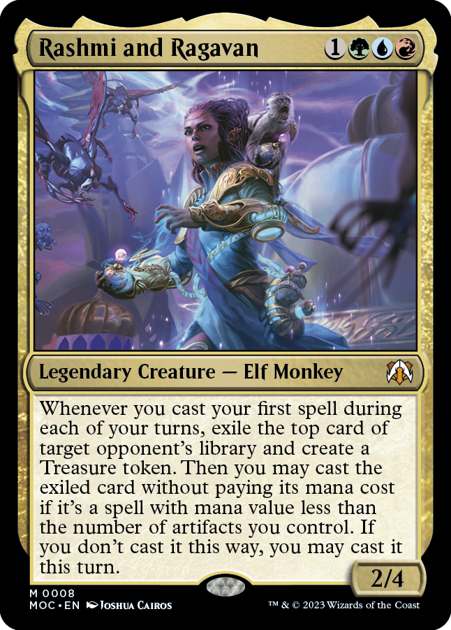 Rashmi and Ragavan [March of the Machine Commander] | Exor Games Dartmouth