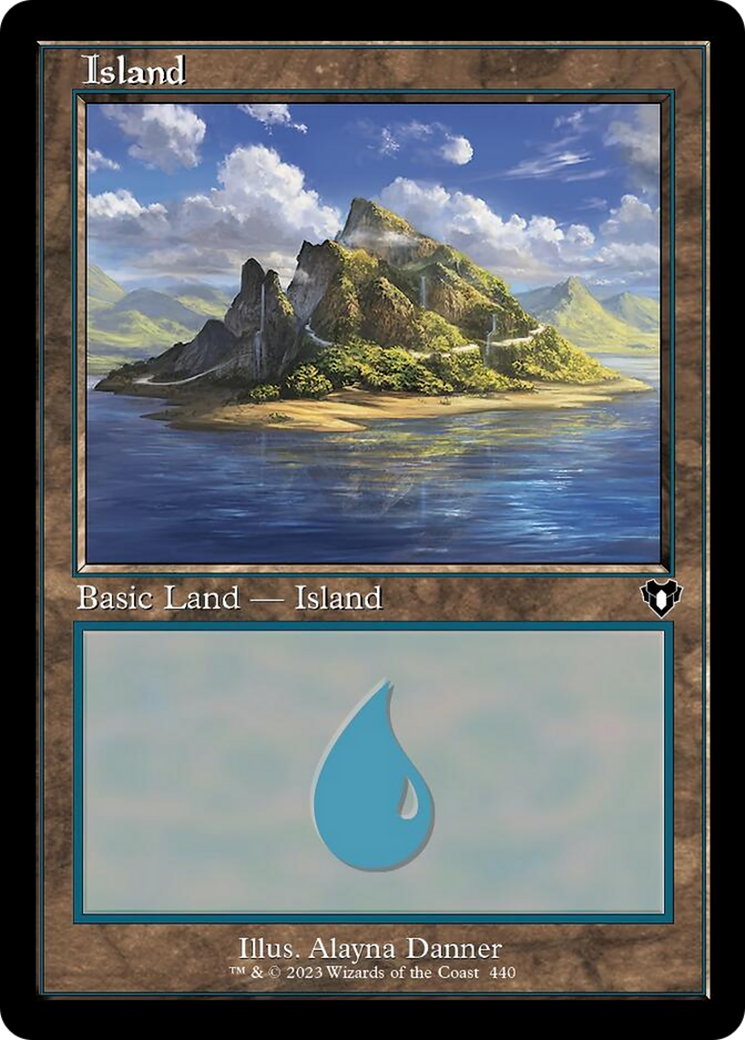 Island (440) (Retro) [Commander Masters] | Exor Games Dartmouth