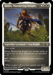 Balan, Wandering Knight (Foil Etched) [Commander Masters] | Exor Games Dartmouth