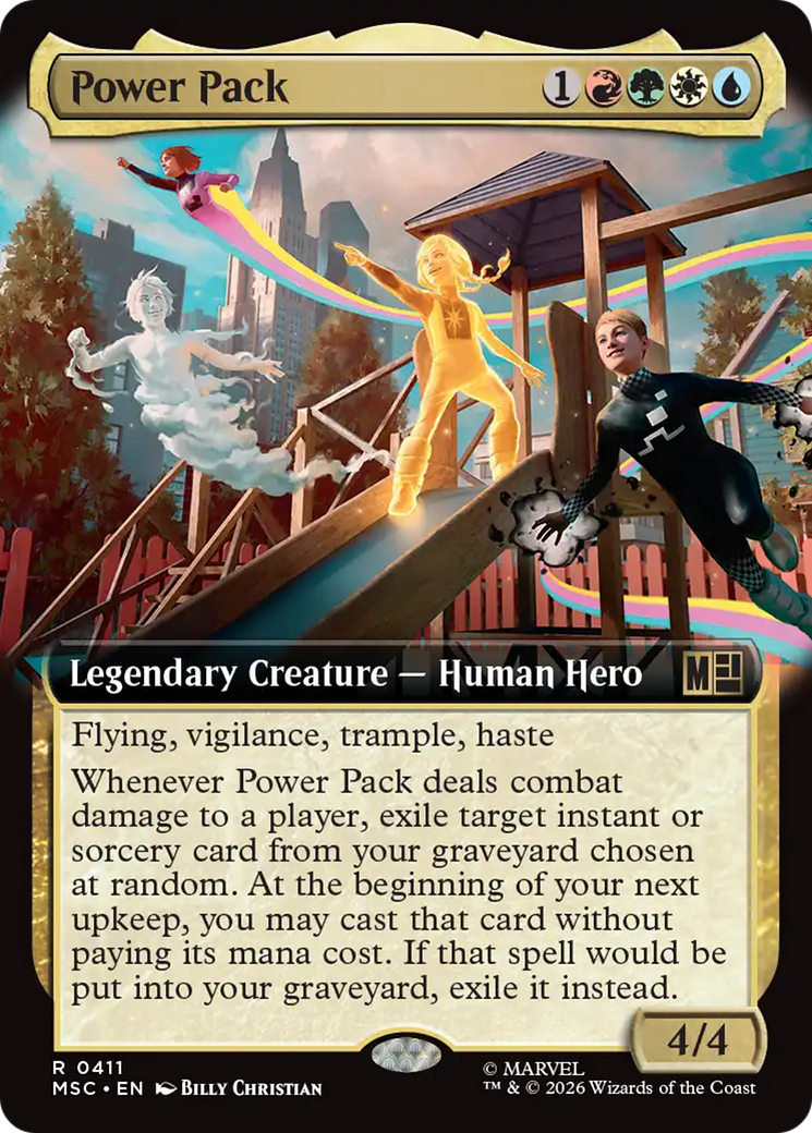 Power Pack (Extended Art) [Marvel Super Heroes Commander] | Exor Games Dartmouth