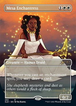 Mesa Enchantress (Borderless) [Secret Lair Drop Series] | Exor Games Dartmouth