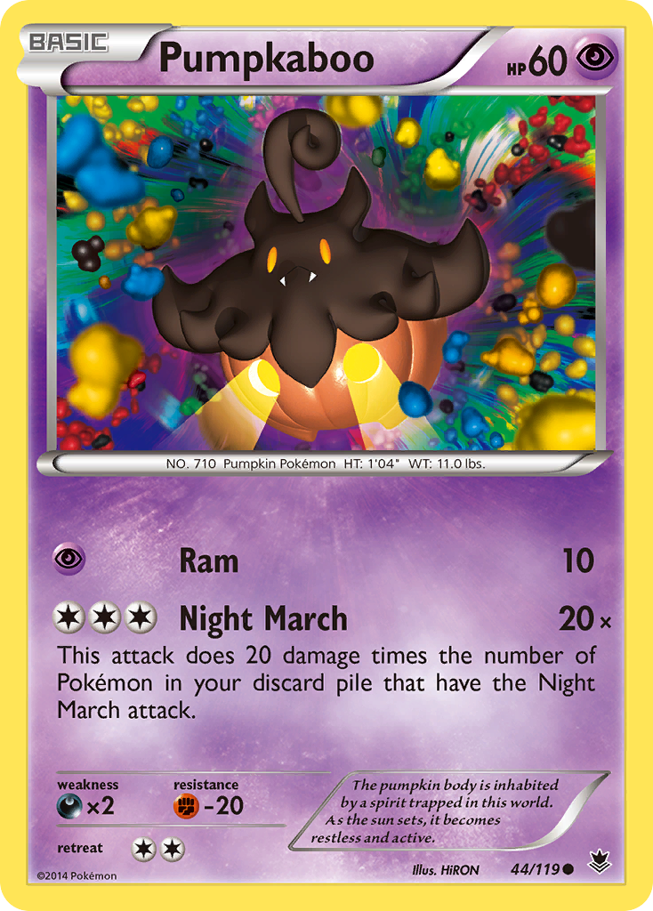 Pumpkaboo (44/119) [XY: Phantom Forces] | Exor Games Dartmouth